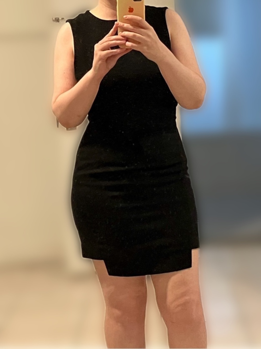 Acne Studios Rogena Crepe Dress Mini Dress in Black Size 34 XS - Picture 13 of 13